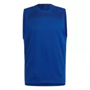 adidas Workout Front Rack Impact Tank Top Mens - Blue