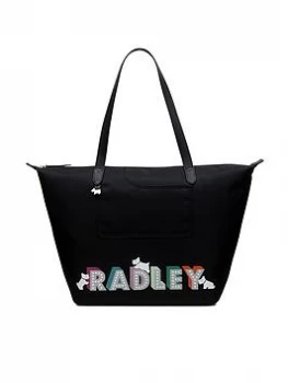 Radley Pocket Essentials London Lights Large Ziptop Tote Bag - Black