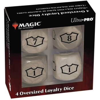 Magic: The Gathering - Deluxe 22MM Plains Loyalty Dice Set with 7-12