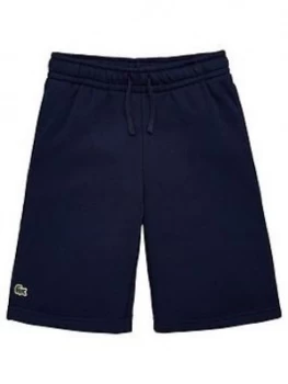 Lacoste Sports Boys Classic Jersey Shorts - Navy