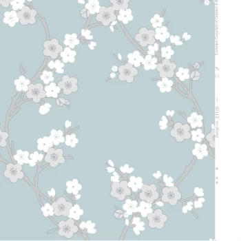 Graham and Brown Super Fresco Cherry Blossom Wallpaper - Teal