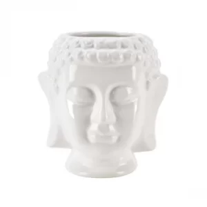 HESTIA Ceramic Buddha Head Planter