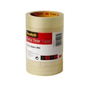 3M Scotch 25mm x 66m Easy Tear Transparent Tape Pack of 6 Offer Buy 3 Packs for the Price of 2 Jan Dec 2019