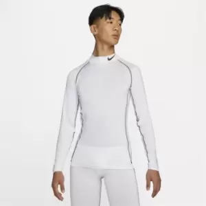 Nike Pro Mens Long-Sleeve Top - White