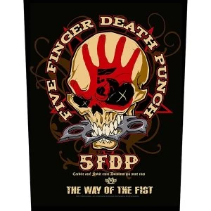 Five Finger Death Punch - Way Of The Fist Back Patch