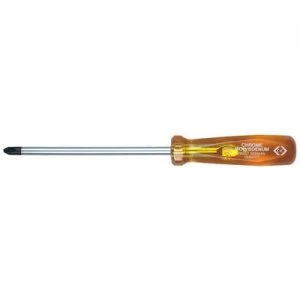 C.K. T4812 1 Workshop Pillips screwdriver PH 1 Blade length: 80 mm DIN ISO 8764