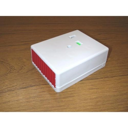 Knight Panic Button Personal Attack Alarm Latching/Non-Latching White Plastic - Single Button Non-Latch