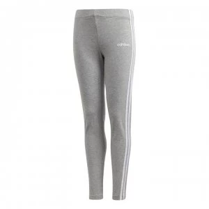 adidas adidas Girls Essentials 3-Stripes Leggings - Med Grey