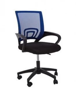 Premier Housewares Maurice Office Chair- Blue