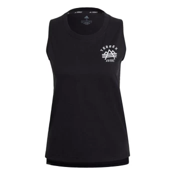 adidas Terrex Graphic Tank Top Womens - Black