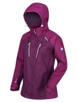 Regatta Calderdale III Waterproof Jacket - Purple, Size 12, Women