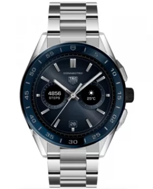 Tag Heuer Connected Modular 45 Blue Dial Stainless Steel Mens Watch SBG8A11.BA0646 SBG8A11.BA0646