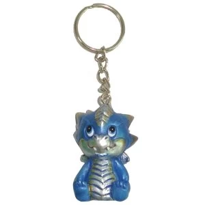 Blue Adorable Dragon Keyring (Pack of 12)