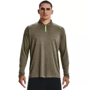 Under Armour Mens Tech 2.0 Novelty 1/4 Zip Tent Green XXL