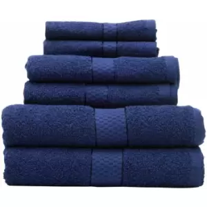 Thread and Loom 6pc Navy Blue Towel Set - Premier Housewares