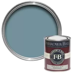 Farrow & Ball Modern Eggshell Paint Stone Blue - 750ml