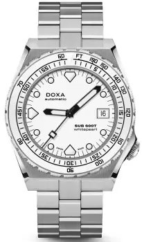 Doxa Watch SUB 600T Whitepearl Bracelet