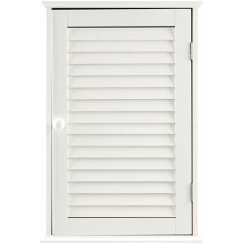 Premier Housewares - White Wood Wall Cabinet