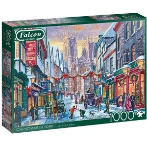 Jumbo Falcon de Luxe-Christmas in York Jigsaw Puzzle - 1000 Pieces