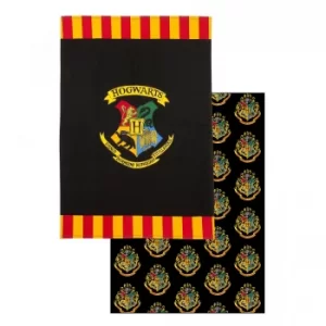 Pack of 2 Harry Potter Hogwarts Tea Towels