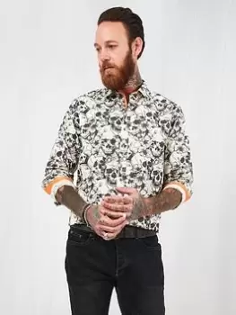 Joe Browns Dead Cool Shirt - Bone, Natural, Size S, Men