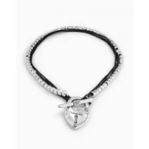 The Secret Silver Leather Necklace