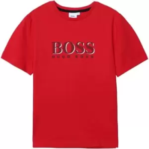 Boss Kids Boy Blue Tshirt - Red