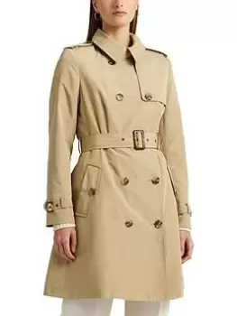 Lauren by Ralph Lauren Lauren Ralph Lauren Trench Lined Coat - Birch Tan, Brown Size M Women