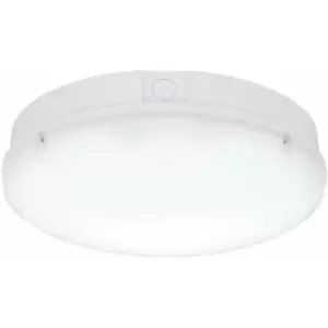 Gloss White IP65 Bulkhead Light - 18W cct smd LED Module - 300mm Diameter