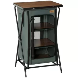 Outsunny Aluminium Foldable Camping Cupboard/Kitchen Station