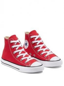 Converse Chuck Taylor All Star Hi Core Childrens Trainer - Red, Size 1