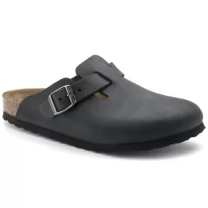 Birkenstock Unisex Boston Oiled Leather Clog Black UK9 (EU43)