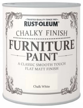 Rust-Oleum Chalky Furniture Paint 750ml - White