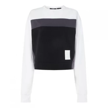 Calvin Klein Performance Retro Sweatshirt - Bright WHITE