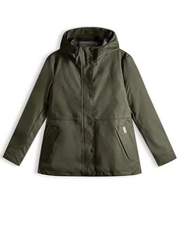 Hunter Lightweight Rubberised Jacket - Olive, Olive Size M Women