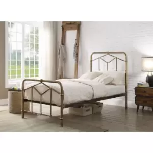 Flintshire Axton Metal Bed Frame 3ft Single Antique Bronze