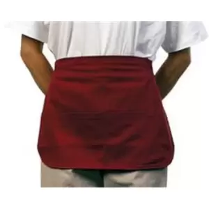 BonChef Money Pocket Apron (One Size) (Burgundy) - Burgundy