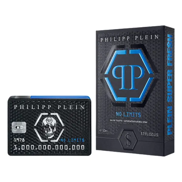 Philipp Plein No Limits Super Fresh Eau de Toilette For Him 50ml