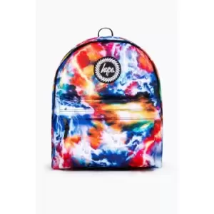 Hype Lightning Galaxy Backpack (One Size) (Blue/Orange) - Blue/Orange