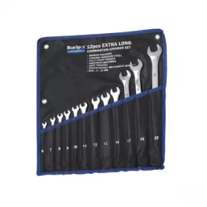 Extra Long Combination Spanner Set, 12 Piece