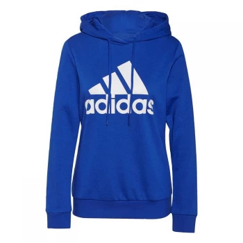 adidas Essentials Relaxed Logo Hoodie Womens - Bold Blue / White