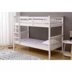 Crazy Price Beds Flynn White Single Bunk Bed