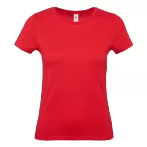 B&C Womens/Ladies #E150 Tee (XL) (Red)