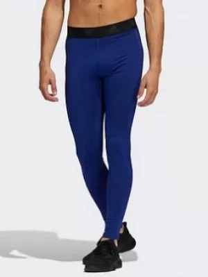 adidas Compression Long Tights, Blue Size M Men