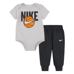 Nike First Sport Bodysuit Jogger Set Baby - Black