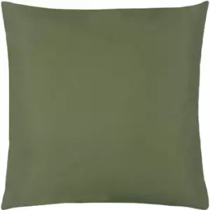 Furn Wrap Plain 100% UV & Water Resistant Outdoor Cushion Cover, Olive, 43 x 43 Cm