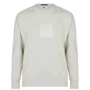 CP Company Metropolis Metropolis Logo Sweatshirt - White