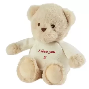 Warmies Heatable Sentiments Bear - I Love You